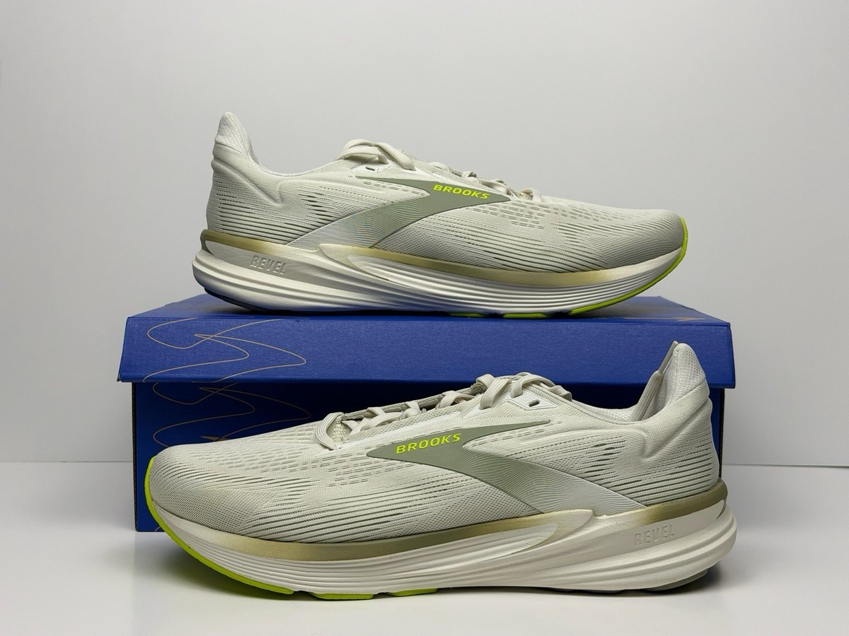 Size 12 - Brooks Revel 8 Coconut Tea Acid Lime for sale  display picture 2