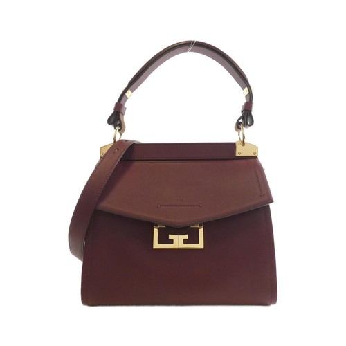 GIVENCHY Shoulder bag Mystic Calf leather Aubergine Authentic From Japan