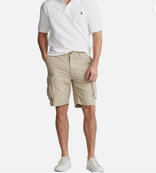 Men Polo Ralph Lauren Shorts Beige Cotton 38 #CHTV