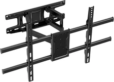 TV Wall Mount Bracket Dual Articulating Arms Swivels Tilts Rotation, Most 37-75