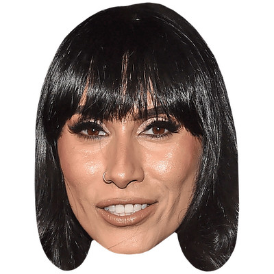 Cristina Valenzuela (Fringe) Celebrity Mask, Flat Card Face, Fancy Dress Mask