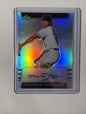 2019 LEAF METAL MATTHEW THOMPSON ROOKIE/RC AUTO /50 *SILVER*