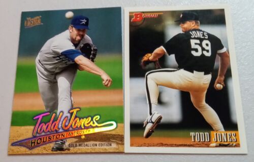 1993 Bowman #392 Todd Jones Astros &1997 Fleer Ultra Gold Medallion Edition