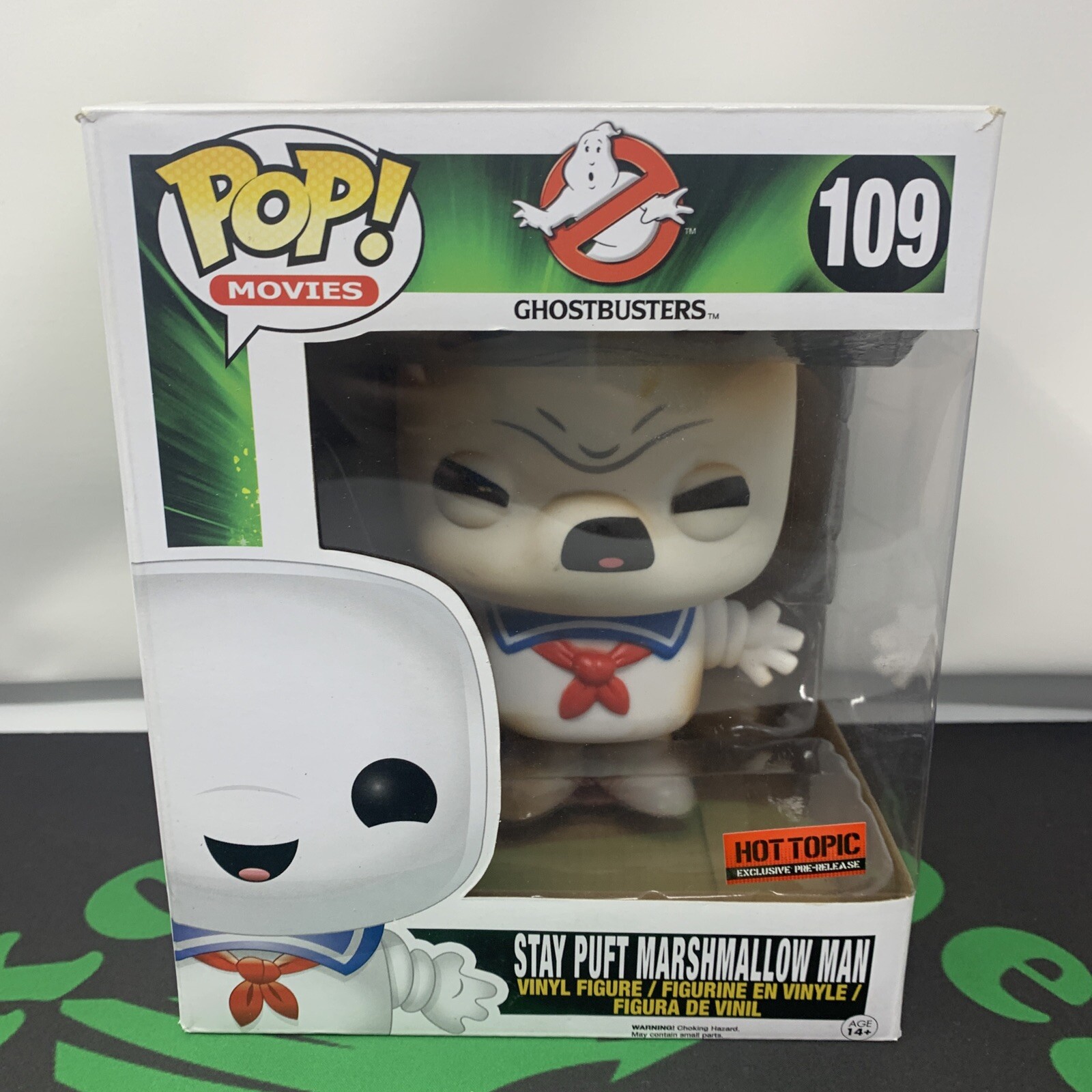 Funko POP! Movies Ghostbusters #109 Stay Puft Marshmallow Man Toasted Vaulted
