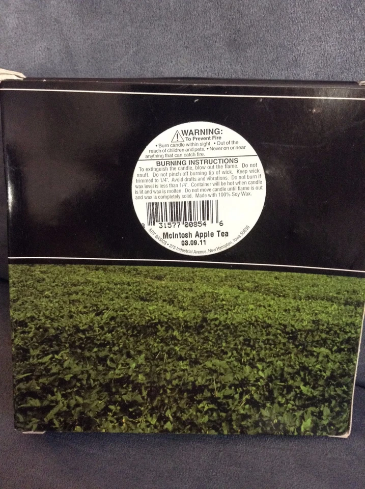 VELA BEANPOD MCINTOSH MANZANA CANDELABROS - CAJA DE 9 - NUEVO Foto 2 de 2