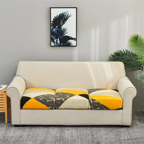 1-4 Seat Sofa Seat Cushion Covers Stretch Couch Cushion Slipcovers Protector US - Picture 20 of 33