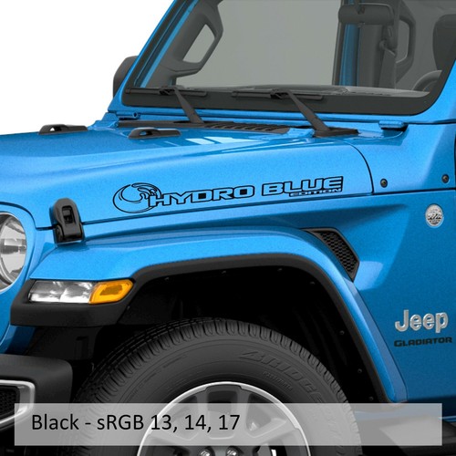 Hydro Blue Edition Side Hood Vinyl 
