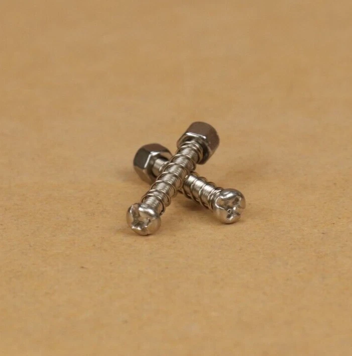 NEW Two 25mm Rear Dropout Adjusting Screws, Springs, Cap pair vintage - Image 2 of 4