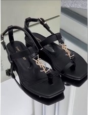 STUPENDO sandalo Yves Saint Laurent Mai Usato N. 42  Veste Piccolo Come N. 41