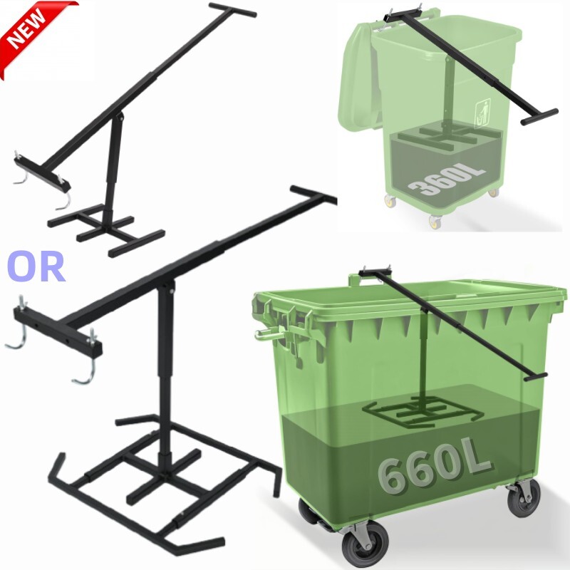 Heavy Duty Compactor Waste Bin Compactor Tool - Adjustable Handle For ...