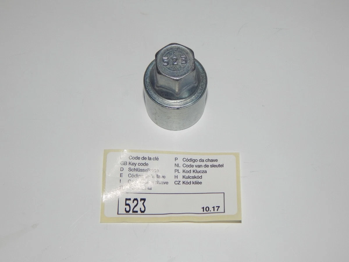 New Genuine VW V03839310BK Wheel Bolt Adapter Code C Master Key  