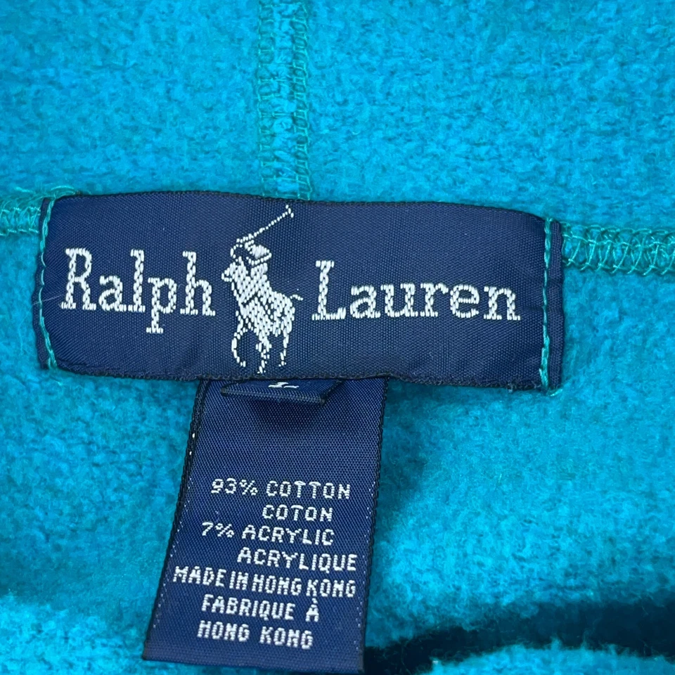 Sudadera Ralph Lauren De Colección Mujer Grande Azul Suéter Cuello Tortuga De Gran Tamaño * Foto 4 de 4