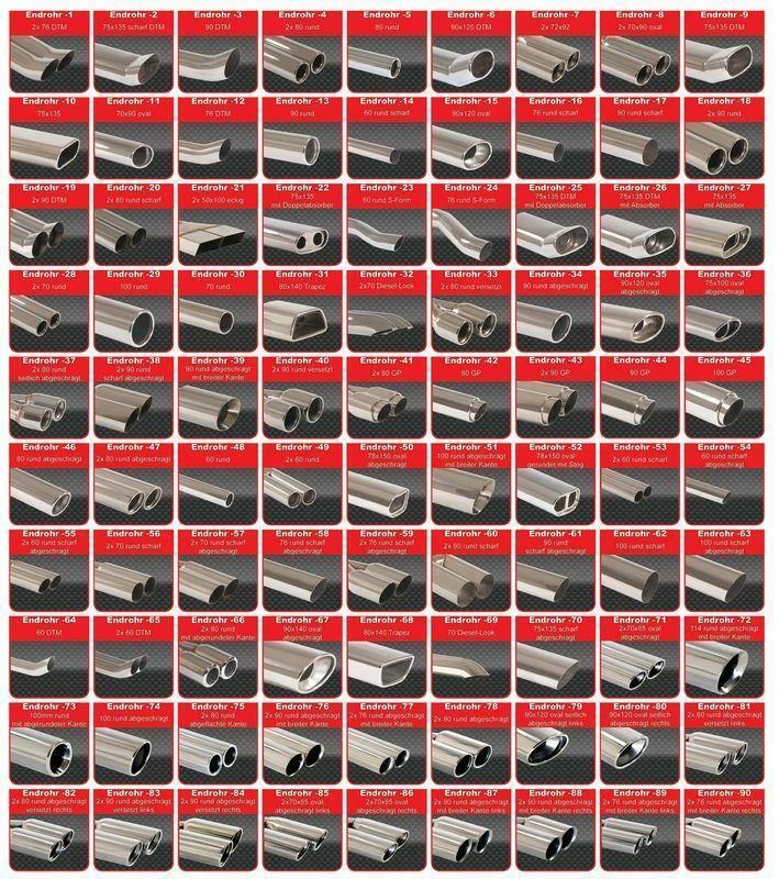 Escape deportivo FMS acero inoxidable VW Passat Stufenh+ Variant (35i,88-93) 1.8 55/66/79kW - Imagen 4 de 4