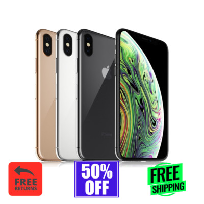 Apple iPhone XS GSM Unlocked Verizon 64GB 256GB At&t T-Mobile 4G