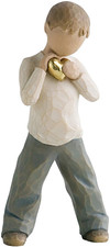 Image of Willow Tree Heart of Gold Boy Figurine