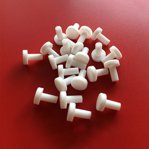 White Silicone Rubber Solid Plugs T-Type Seal Bung End Cap Stopper 2.7mm-14mm - Picture 2 of 7
