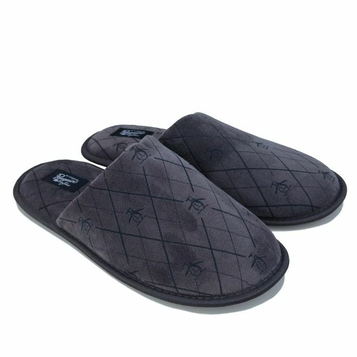 Buy Original Penguin Mens Bedtime Slippers Brown