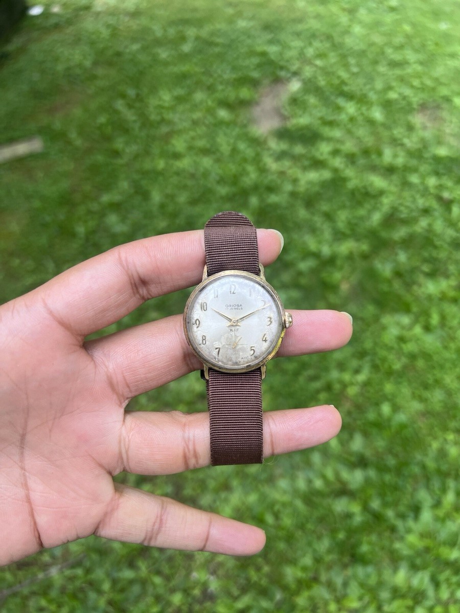 洋楽 L o r i G o l d Oriosa watch 1960 manual wind 17 jewel vintage watch unisex | eBay