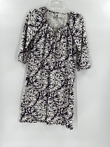 The Territory Ahead Women Purple Floral Casual Dress Small Excellent Condition - Picture 4 of 12