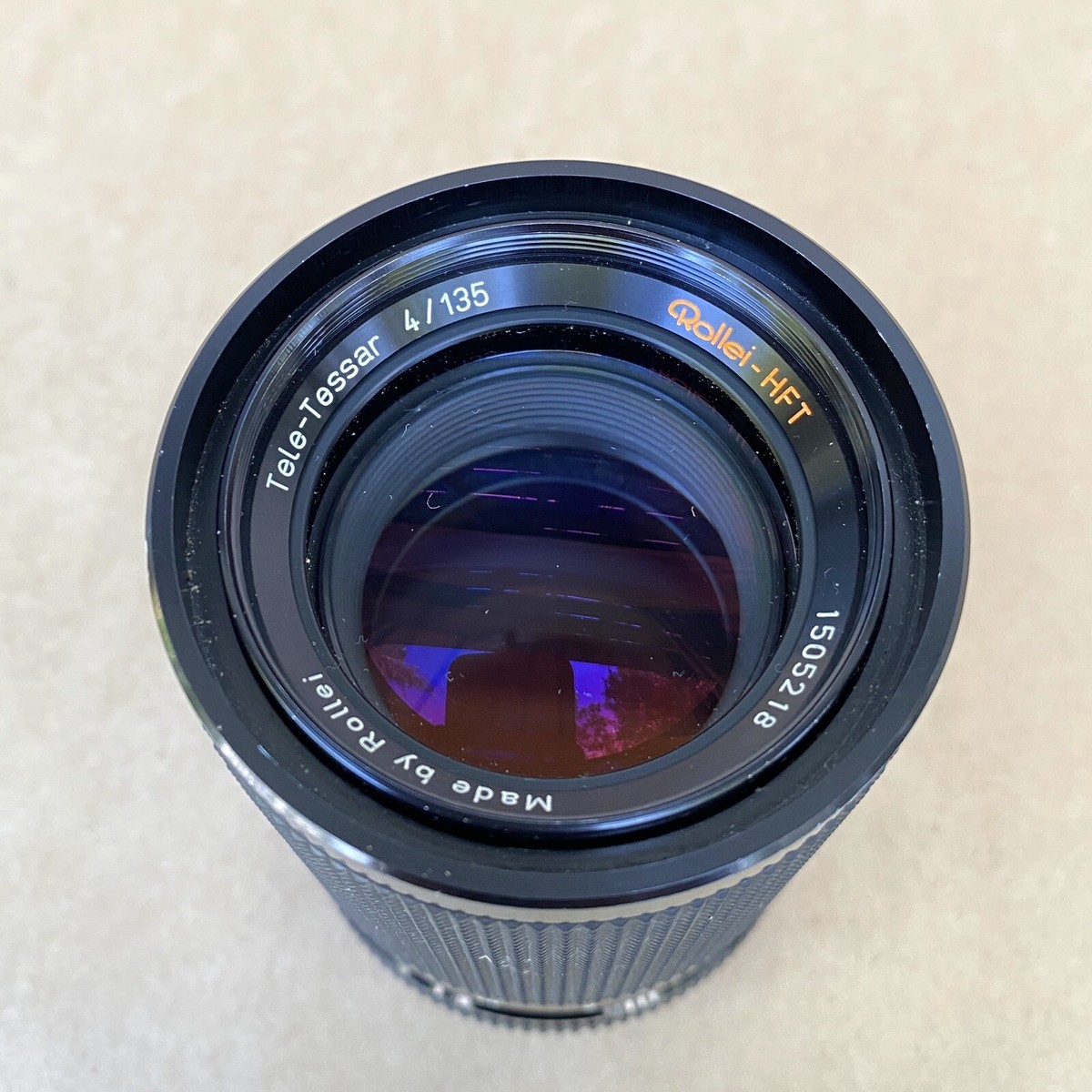Objectif Rollei Tele-Tessar 135mm F/4 — Vintage Années 1970 — Monture QBM