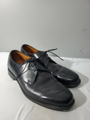 Allen Edmonds Burton Mens Black Size 9.5 Leather Oxford Dress Shoes Allen Edmonds Burton Black Leather Dress Casual Shoes Mens  main image 2