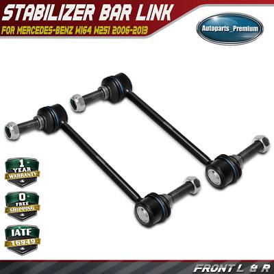 2 x Front Sway Bar & Stablilizer Link For Benz GL320 GL350 ML320 ML350 R320 R350