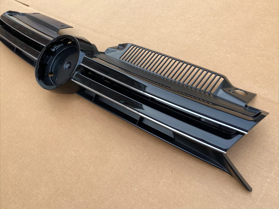 Parachoques delantero negro y cromado para vagón VOLKSWAGEN JETTA WAGEN 2011-2014 Foto 3 de 3