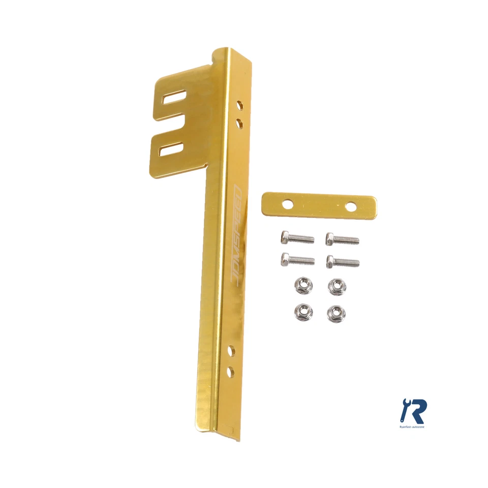 NEW Universal Front Bumper License Plate Relocator Bracket Holder Bar Gold - Image 2 of 4