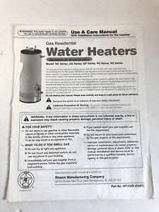 Rheem Performance Plus Water Heater Manual - How Does Thermal Release