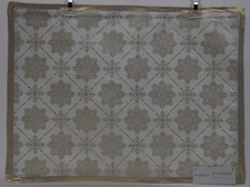 Threshold 4 Christmas Gold  White Snowflake Placemats 14x19 NWT