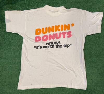 RARE! Vintage 1997 t-shirt Dunkin' Donuts Aruba, 