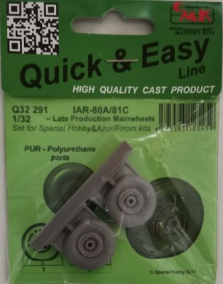 MW22 CMK Q32291 IAR-81C   LATE MAINWHEELS FOR SH./AZUR/FROM KIT 1-32 1/32 ZUBEHÖ