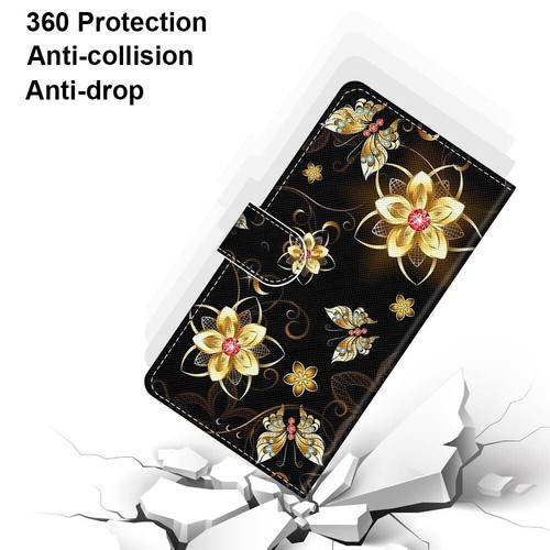 For Various Phone Luxury Butterfly Magnetic Card Wallet Case Flip Stand Cover - Picture 3 of 11