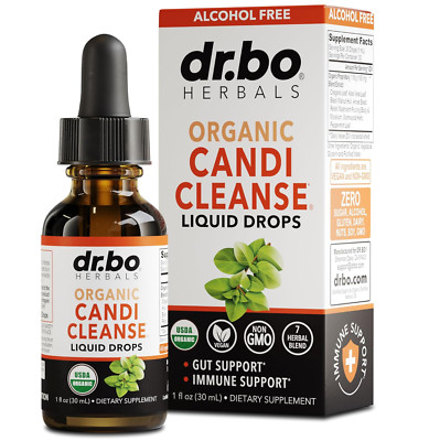 Candi Cleanse Support Supplement Drops - Organic Oregano Oil Drops Liquid & B...