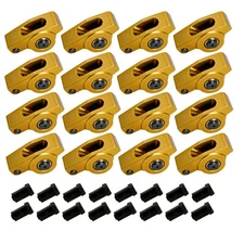 Aluminum Roller Rocker Arms Set 7/16 inch Stud 1.5 Ratio for Chevy SBC 350 400