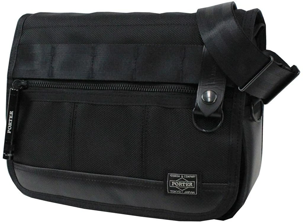 Yoshida Bag PORTER HEAT SHOULDER BAG 703-06974 Black MADE IN JAPAN