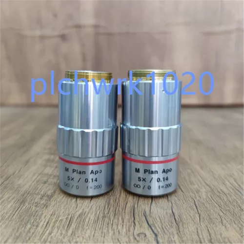 1 PCS Mitutoyo M Plan Apo 5X/0.14 microscope objective in good condition