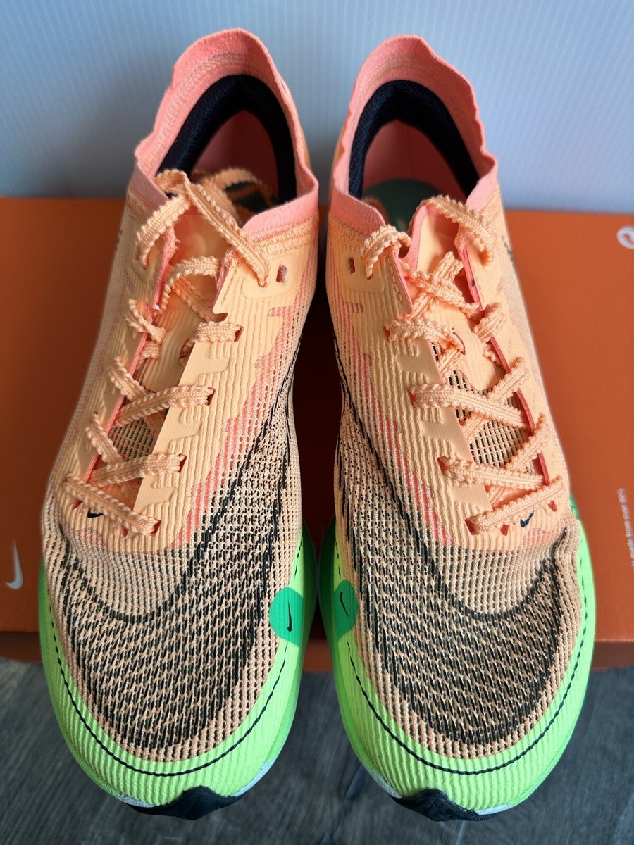 Nike Zoomx Vaporfly Next%2 Peach Cream Green Shock CU4123