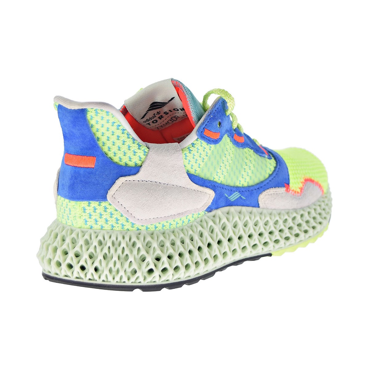 Adidas ZX 4000 4D Men's Shoes Hi-Res Yellow-Linen Green-Easy