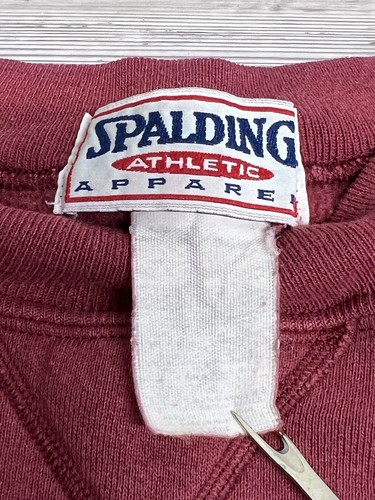 Vintage Spalding Athletic Essential Mini Logo Embroidered Sweatshirt Crewneck L - Bild 4 von 6