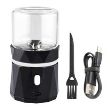 Mini Small Grinder Electric Grinder With Usb Rechargeable Spice Grinder Automati