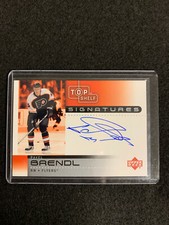 2002-03 U.D. Hockey Top Shelf Signatures Pavel Brendl #PA Flyers 🔥