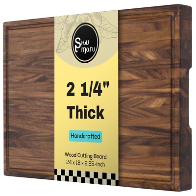 Shumaru 2.25-Inch Thick XX-Large Butcher Block Cutting Board   24''x18''