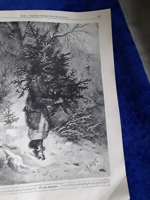 Newspaper article with picture 1907 FOR THE GRANDSON original with text from inheritance