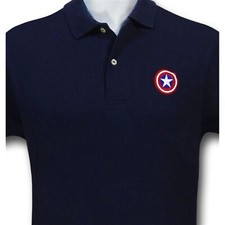 Captain America MARVEL Comics Mens Collectible Polo Shirt XS-6XL, LT-4XLT New
