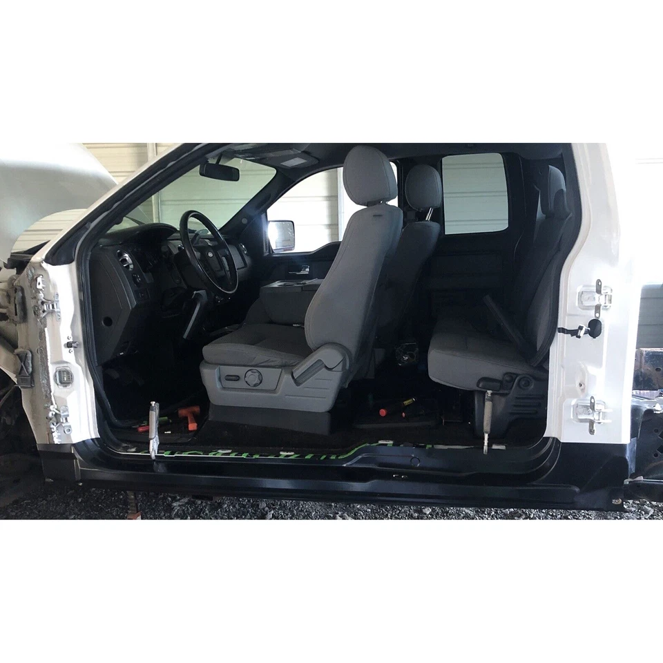 Black Outer Rocker Panel For 2009-2014 Ford F150 F-150 Truck Super/ Extended Cab - Imagem 3 de 4