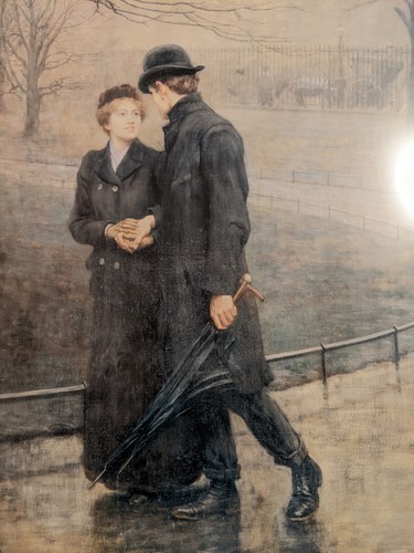 "The Garden of Eden" by H.G. Riviere - Romantic Fine Art Print Mounted & Framed - Picture 2 of 7