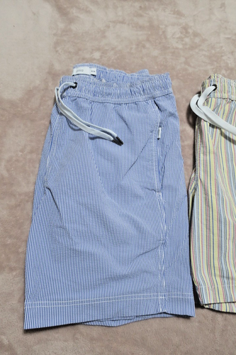 2 Lot Onia Shorts Mens Medium Charles Seersucker Swim Short Trunks - Picture 4 of 10