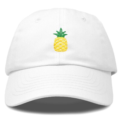 DALIX Pineapple Dad Hat Soft Cotton Twill Baseball Cap Premium Stitched