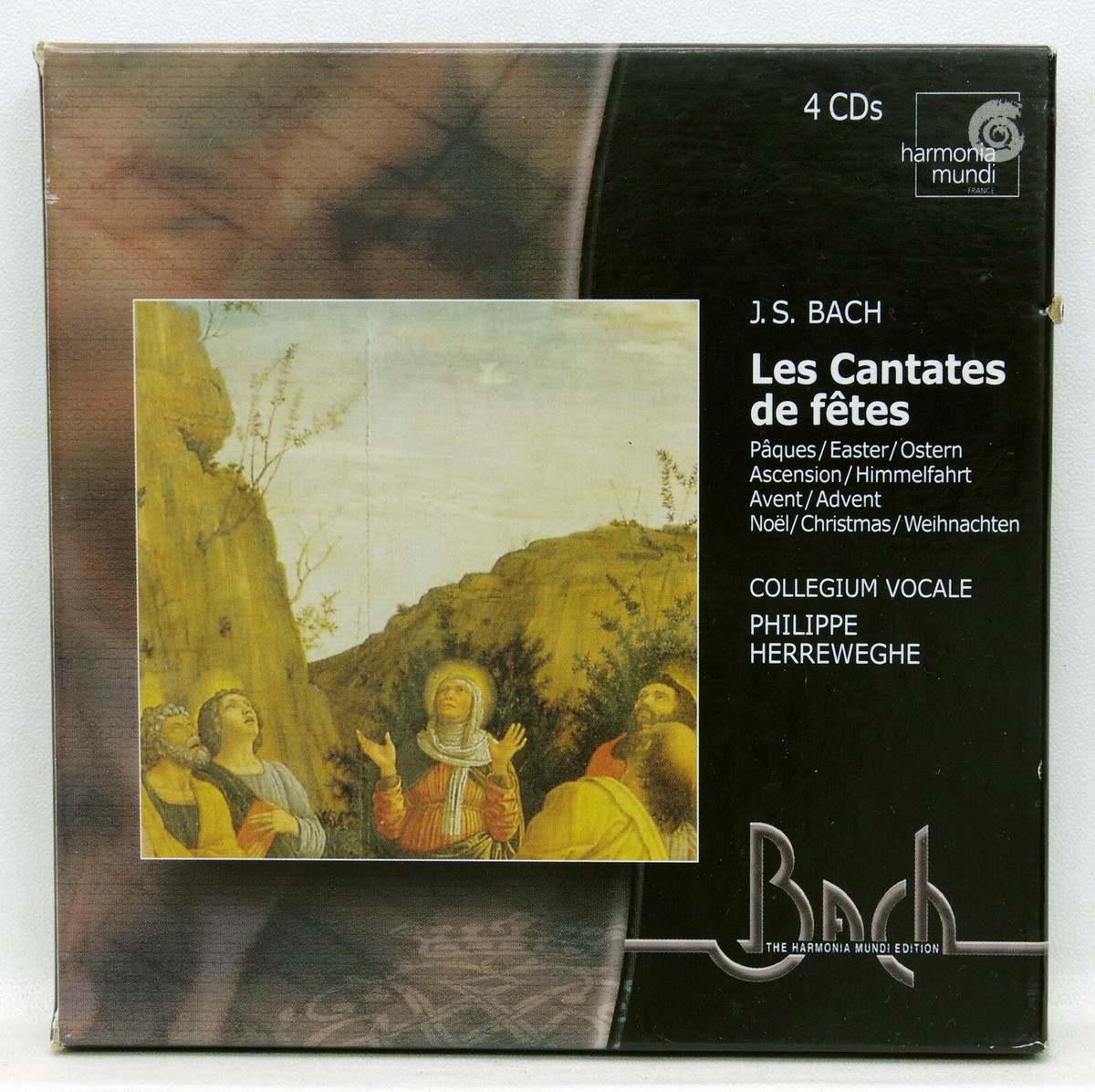 HERREWEGHE, SCHLICK, KOOY, PREGARDIEN - JS BACH cantatas HARMONIA 